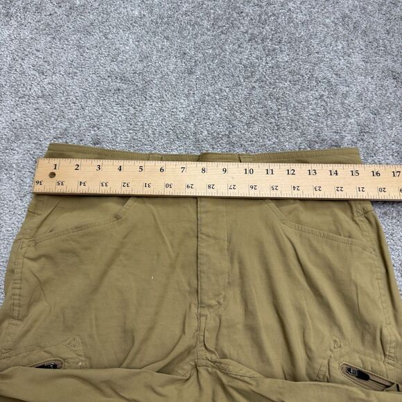 Eddie Bauer First Ascent Cargo Pants Men 30x30 Brown Khaki Straight Outdoor Hike - Picture 13 of 16